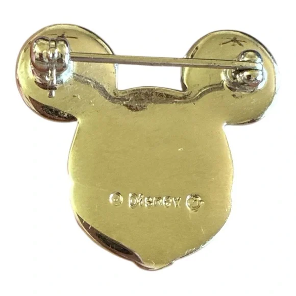 Disney Mickey Mouse Rhinestone Brooch - Picture 2 of 2